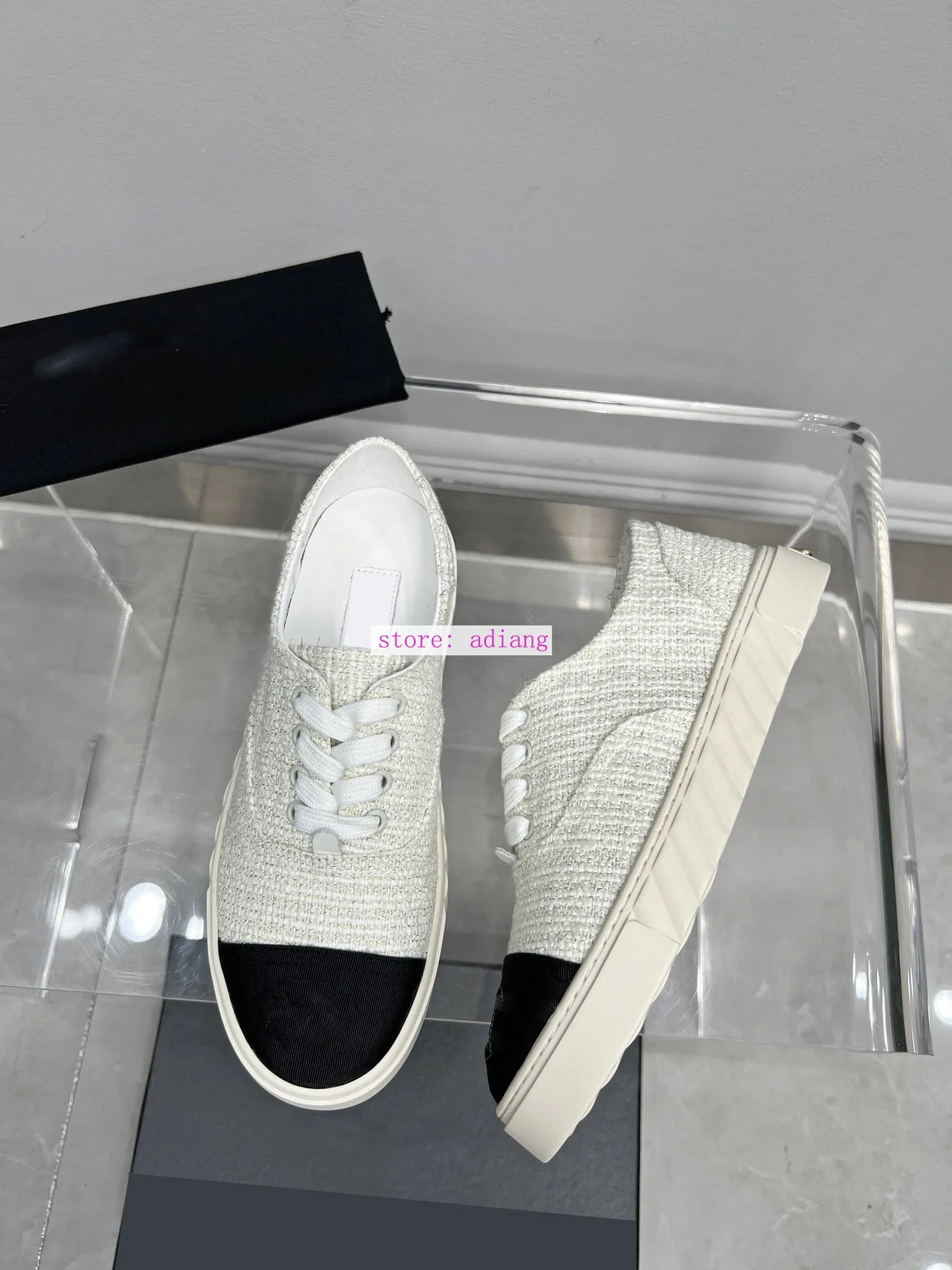 2cm flats shoes casual vinatge canvas shoes fashion women 2023 35-40 high quality