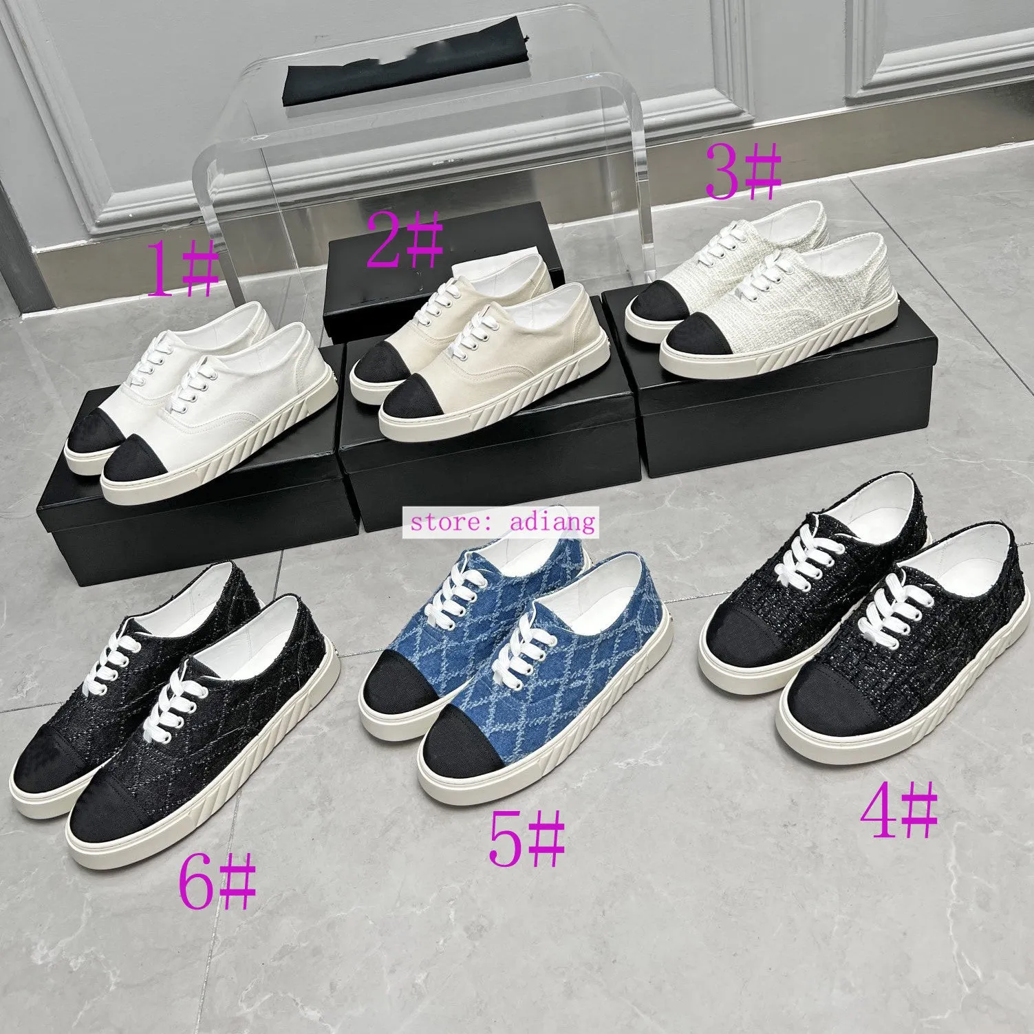 2cm flats shoes casual vinatge canvas shoes fashion women 2023 35-40 high quality