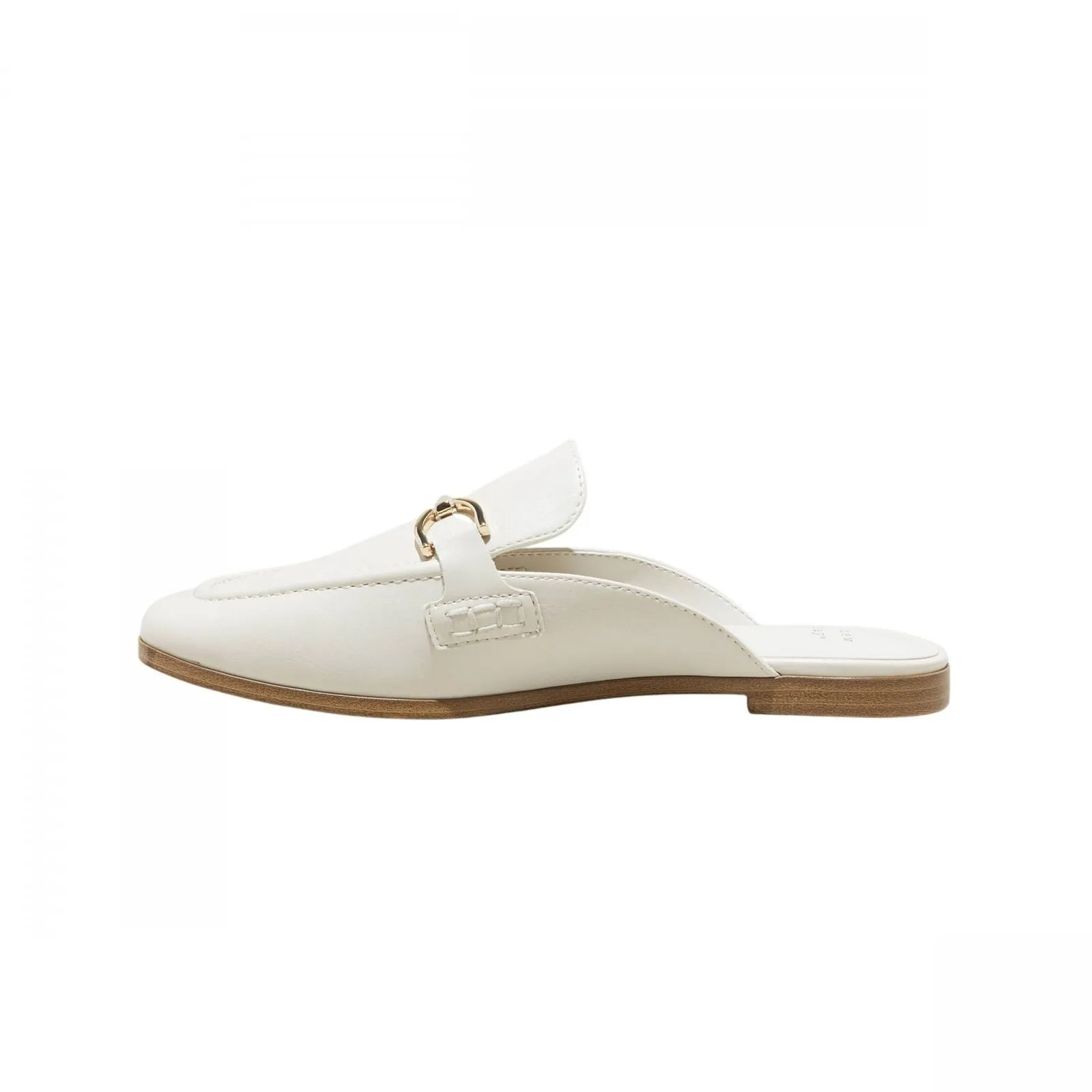 A New Day Womens Sandy Mule Flats with Memory Foam Insole Off White 8.5M