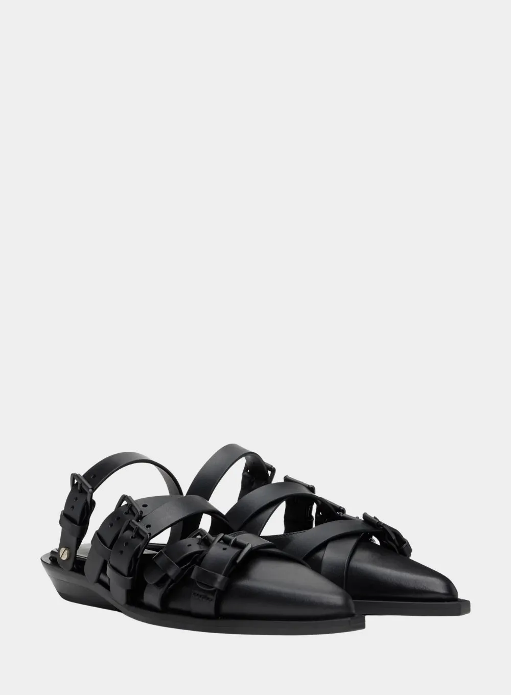 ANN DEMEULEMEESTER | Kalla Pointy Micro Heel Mule