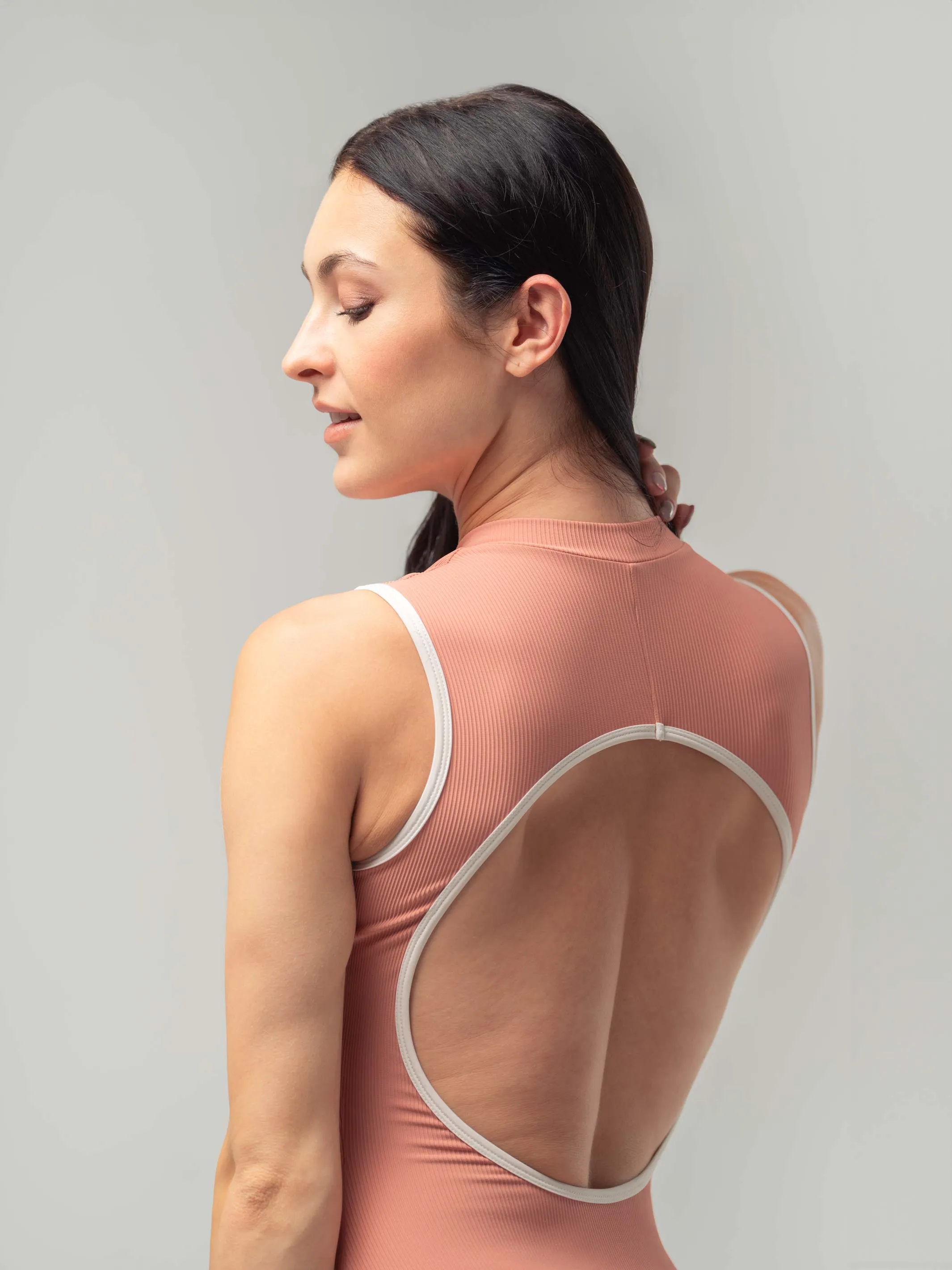 Aura Coral Leotard