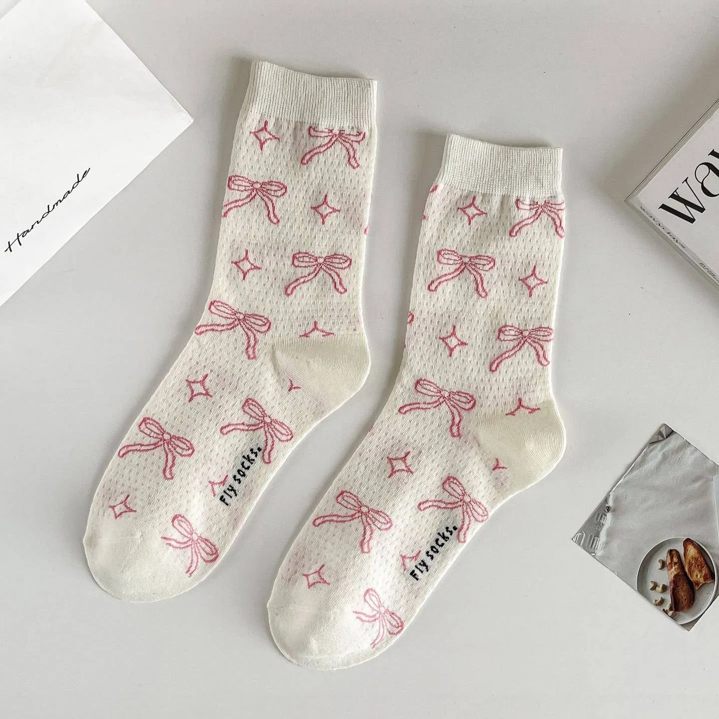 Ballet Bow Socks