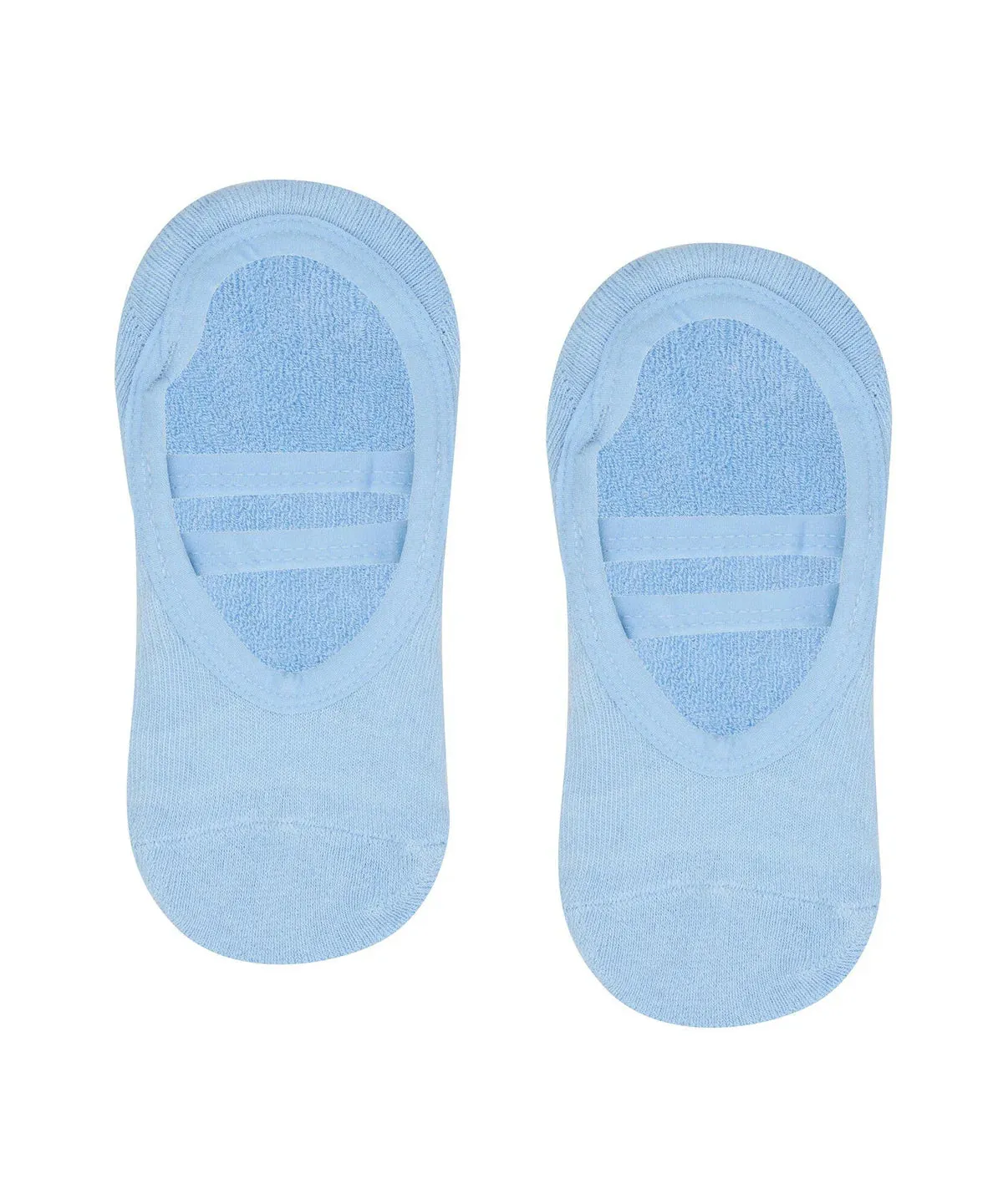 BALLET NON SLIP GRIP SOCKS - POWDER BLUE