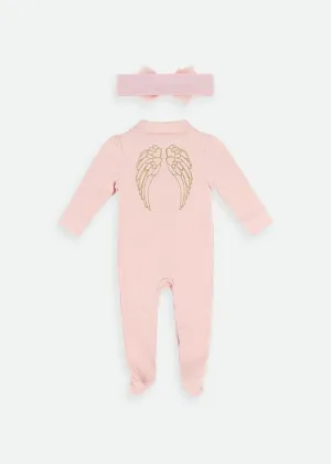 Ballet Pink Babygrow Set