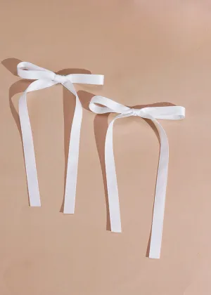 Ballet Satin Bow Hair Clip