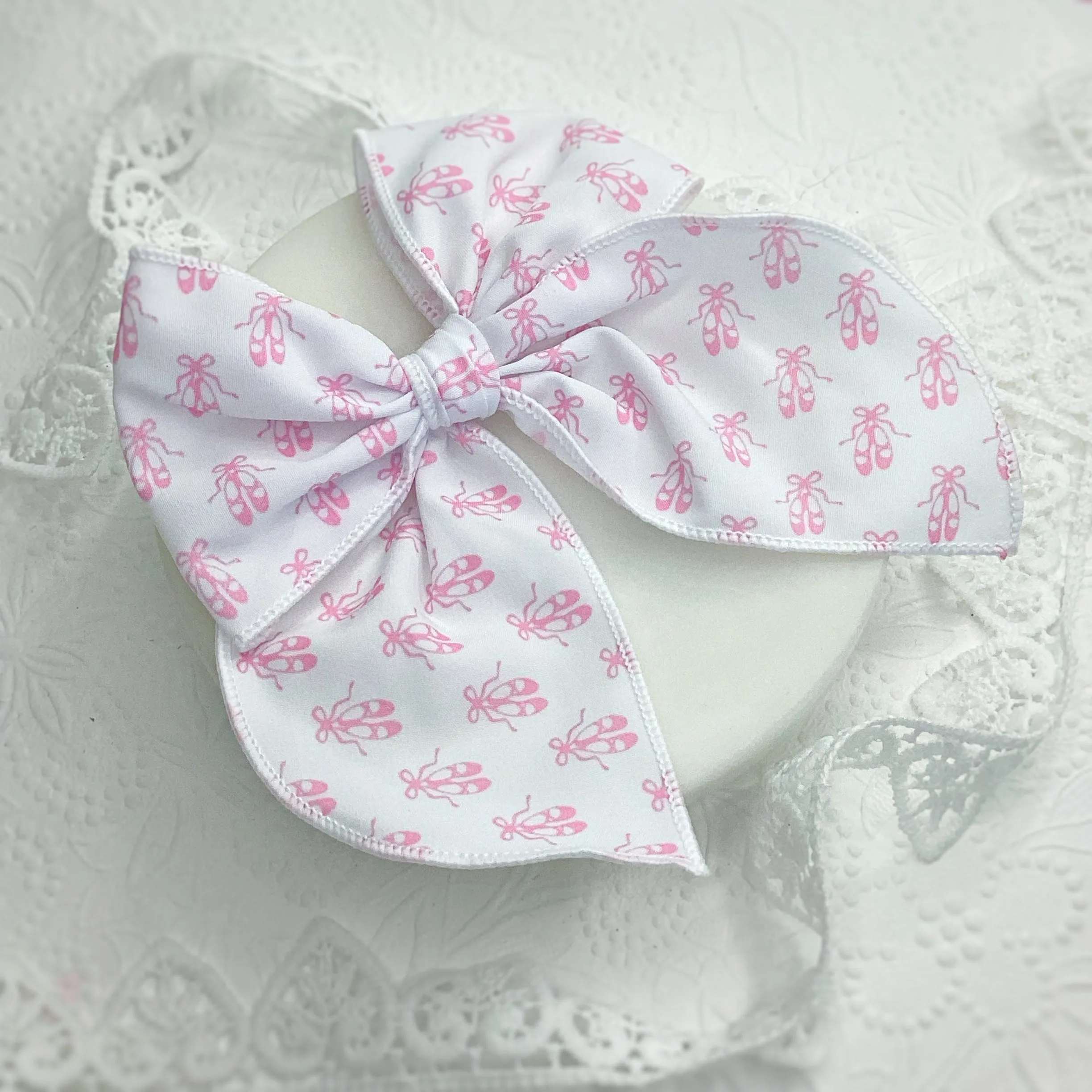 Ballet Slippers Bow Strip and Scrunchie Collection