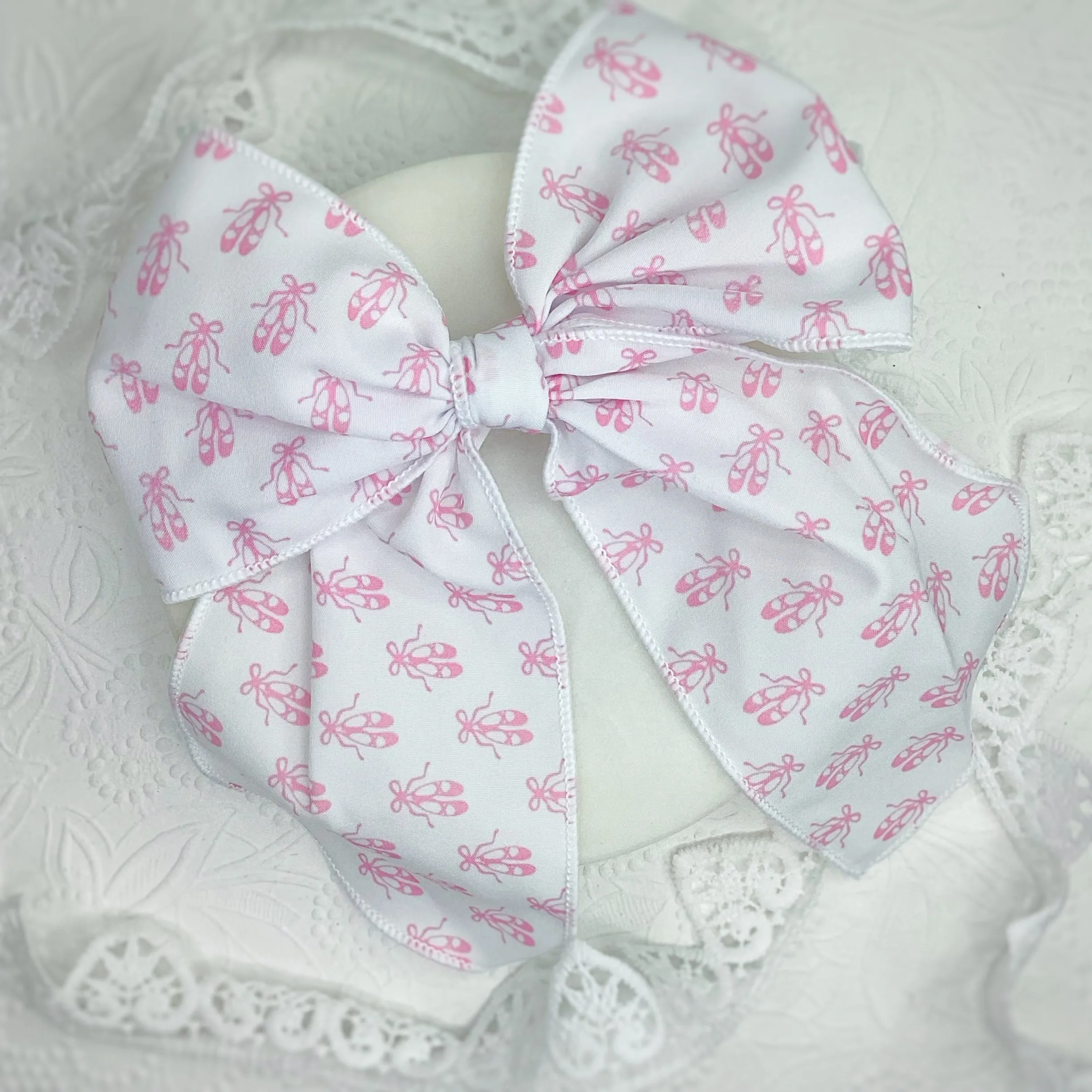 Ballet Slippers Bow Strip and Scrunchie Collection