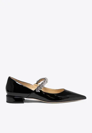 Bing Crystal-Strap Ballerina Flats