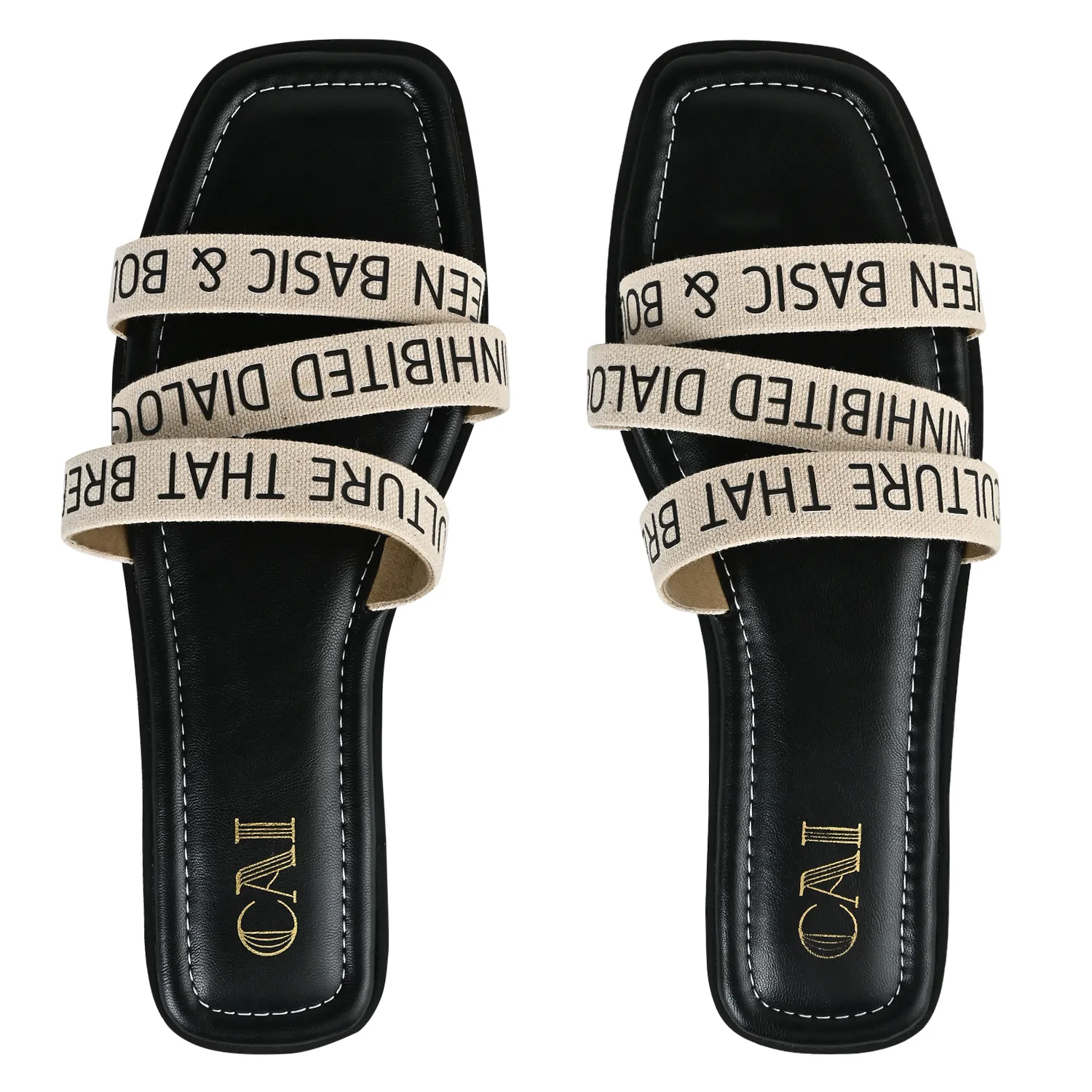 Bold & Basic - Black Flats