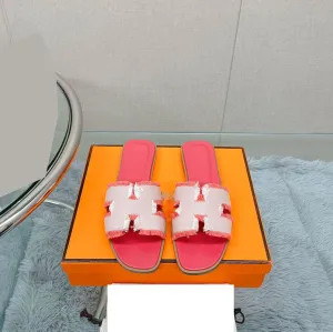 canvas raw edge   lamb leather flats slippers fashion shoes 2023 high quality