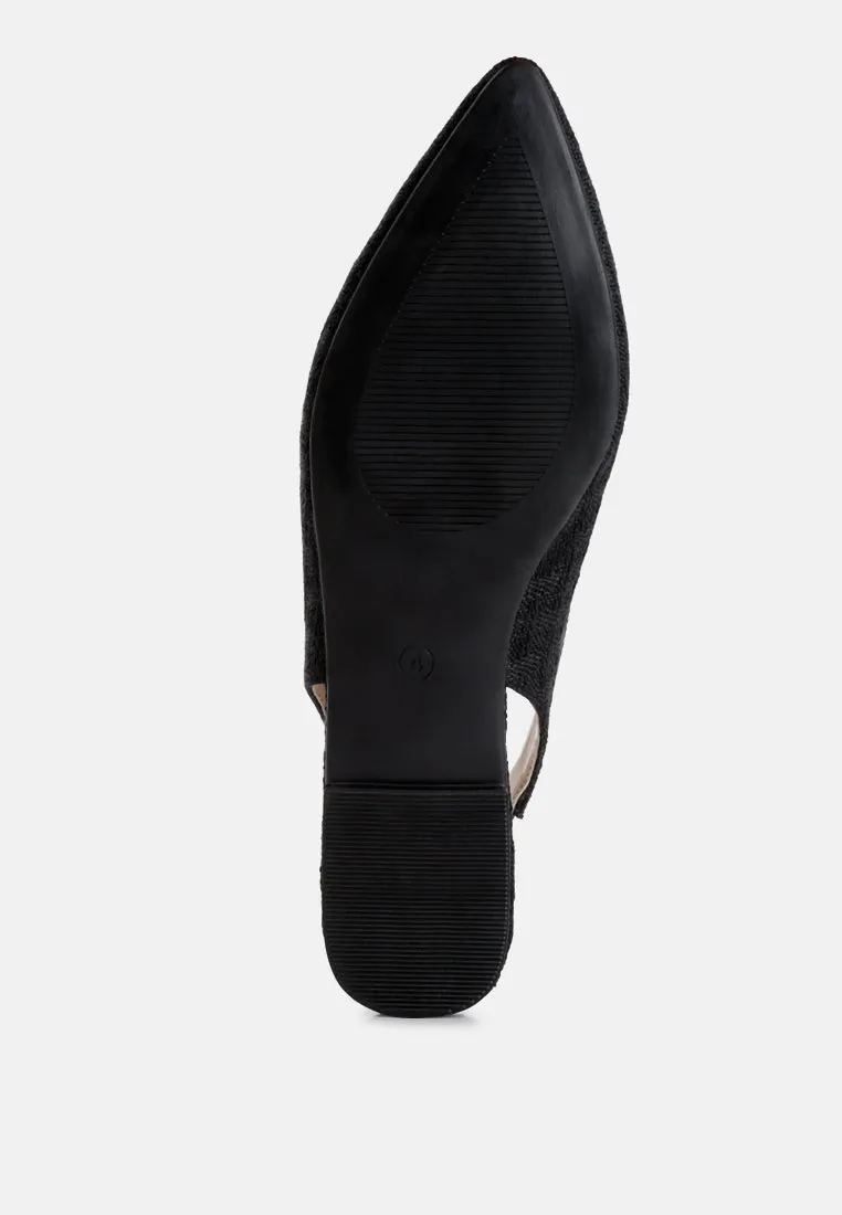 Canvas Slingback Flats By Ruw