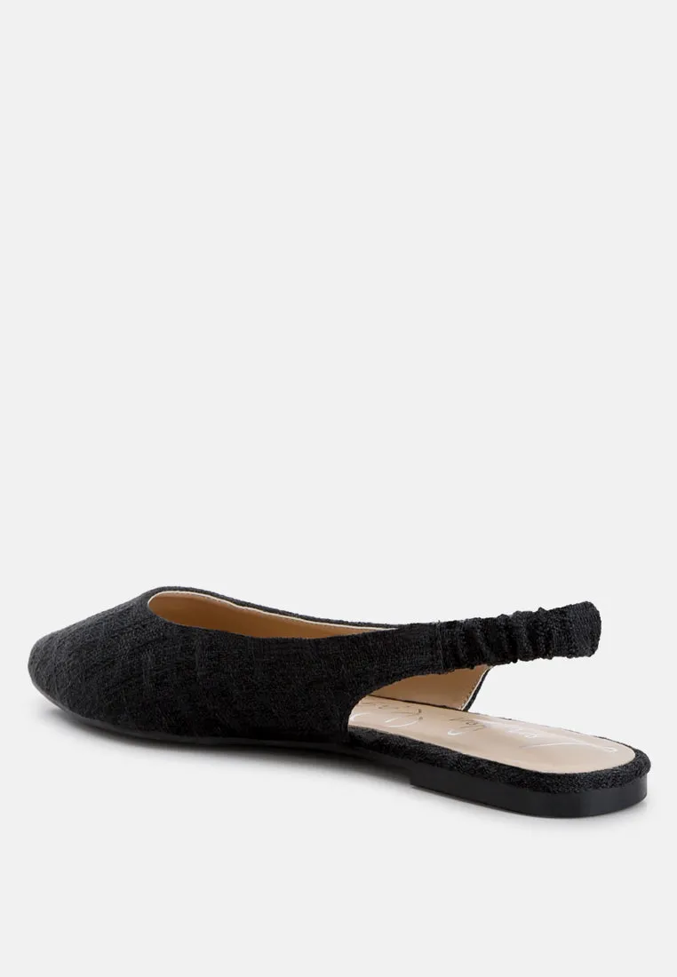 Canvas Slingback Flats By Ruw