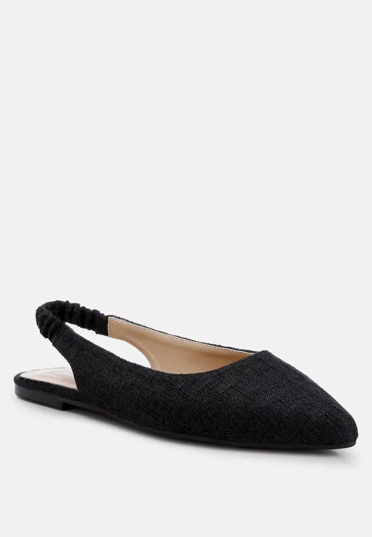 Canvas Slingback Flats By Ruw