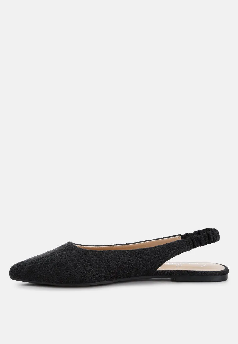 Canvas Slingback Flats By Ruw