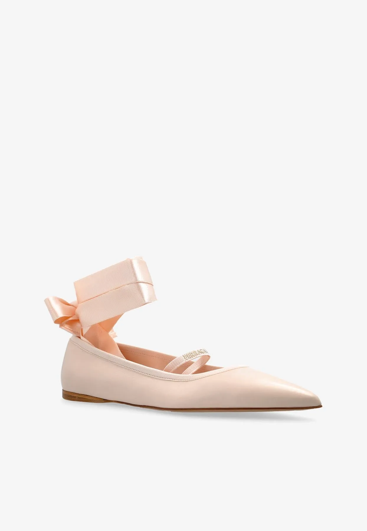 Carice Wraparound Ribbon Ballet Flats