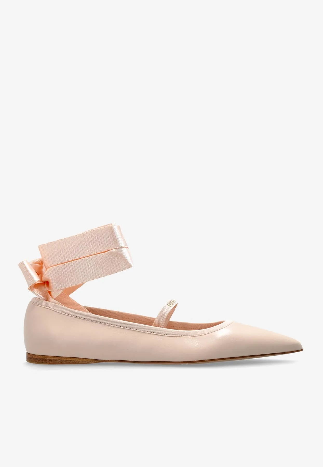 Carice Wraparound Ribbon Ballet Flats