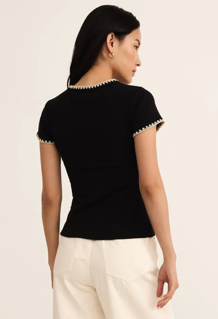 Cassie Rib Tee