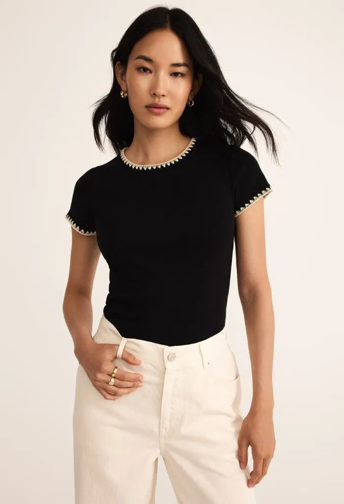 Cassie Rib Tee
