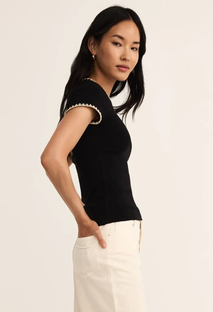 Cassie Rib Tee