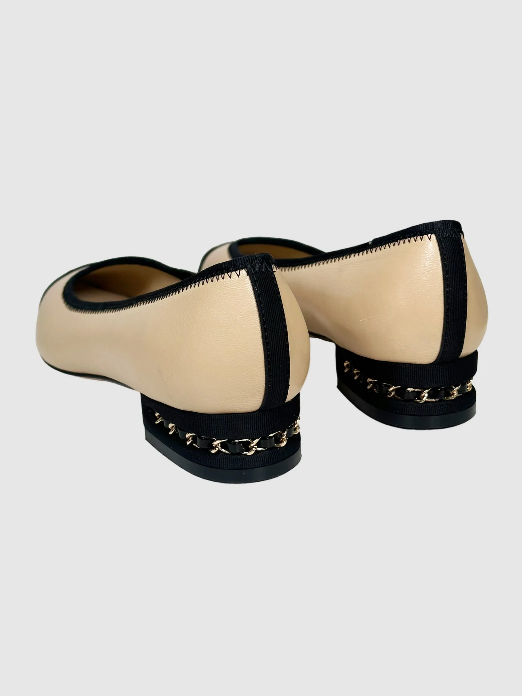 CC Colourblock Ballerina Flats - Size 38