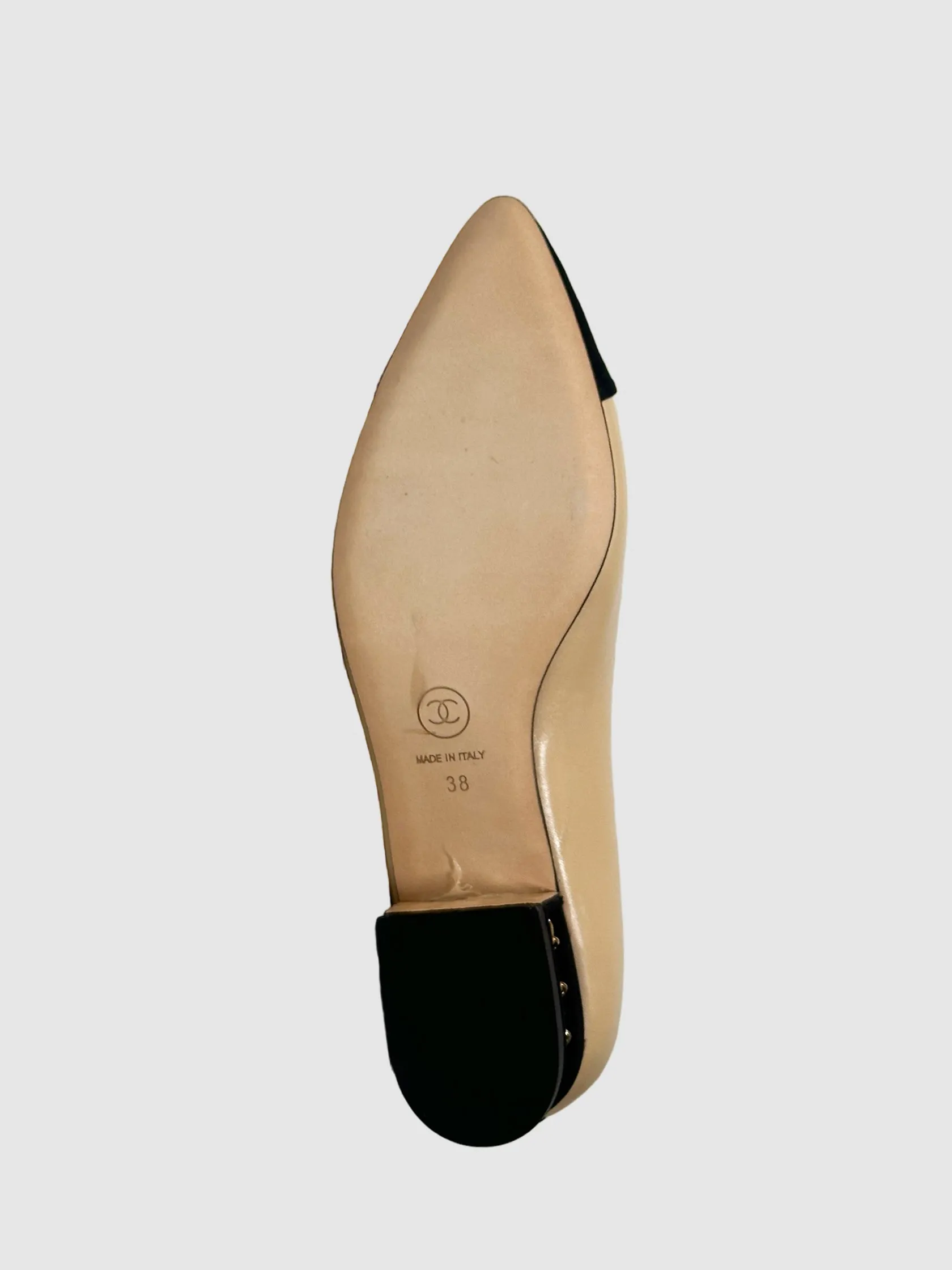 CC Colourblock Ballerina Flats - Size 38
