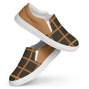 Classic tartan - Inspired By Taylor Swift - Sustainably Made Women’s slip-on canvas shoes