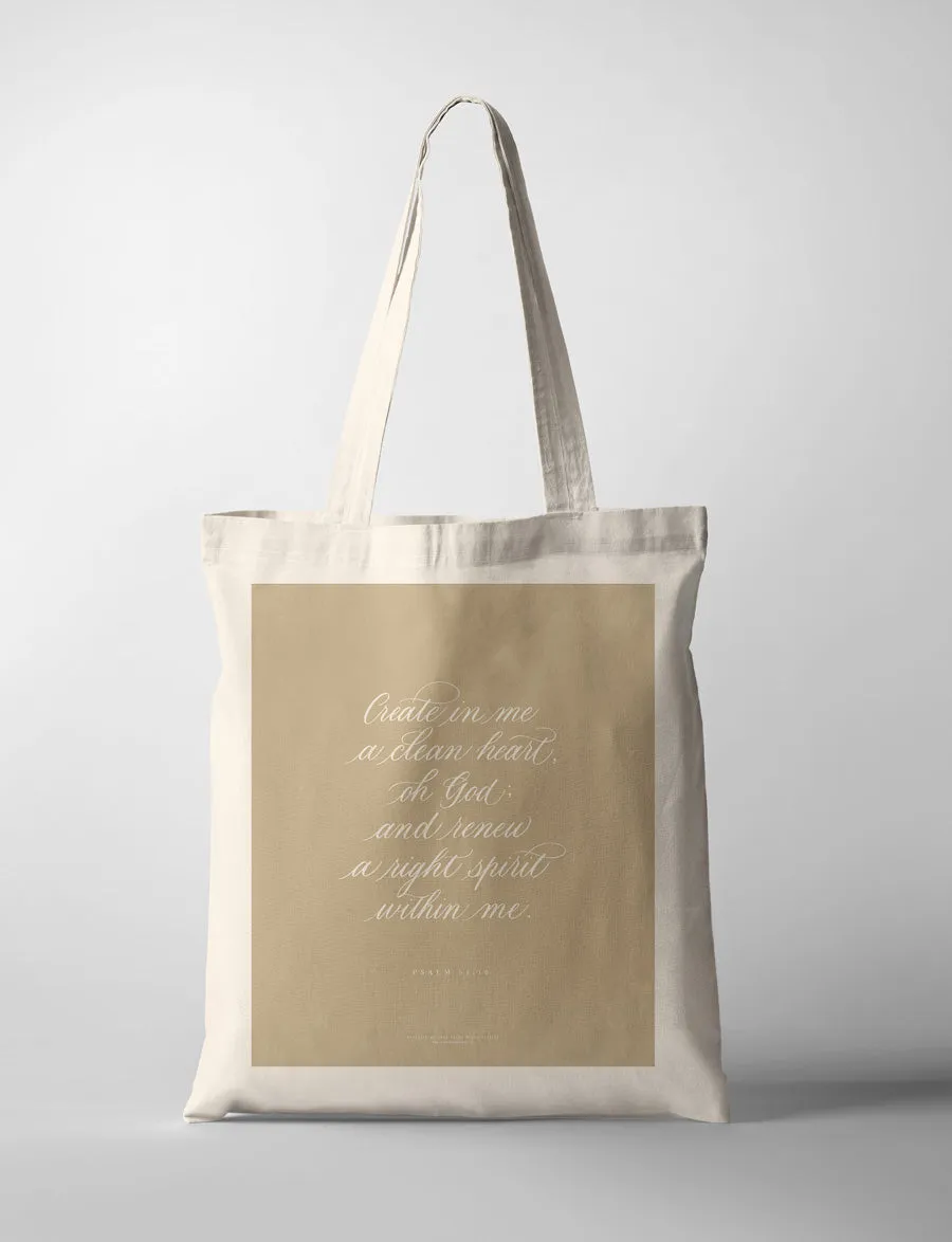 Clean Heart {Tote Bag}