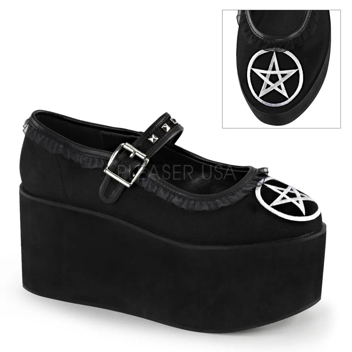 Click02-2 - Pentagram Mary Jane platform shoe