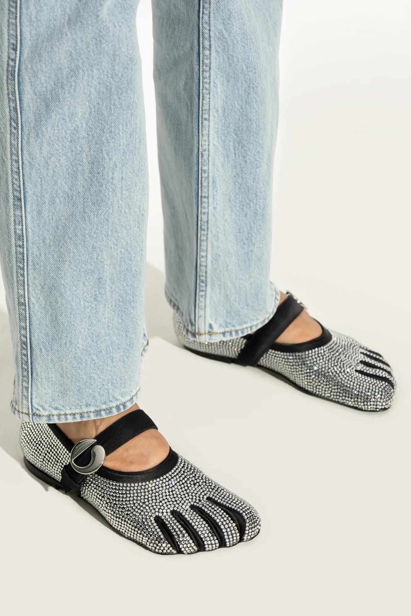 Coperni Ballet flats with decorative finish