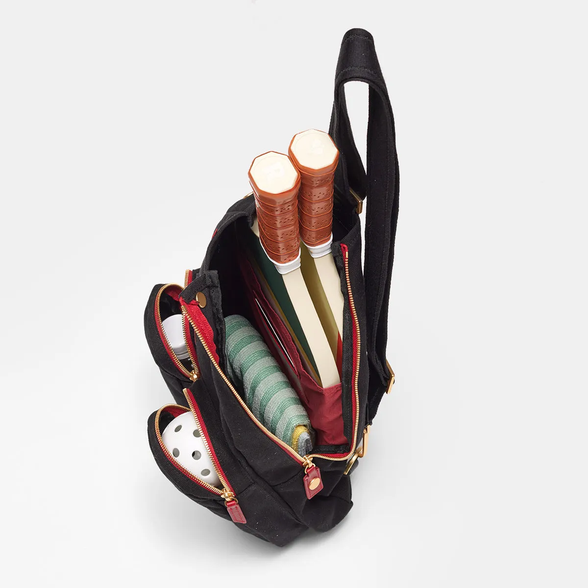 Courtside Sling - Black/Brushed Gold