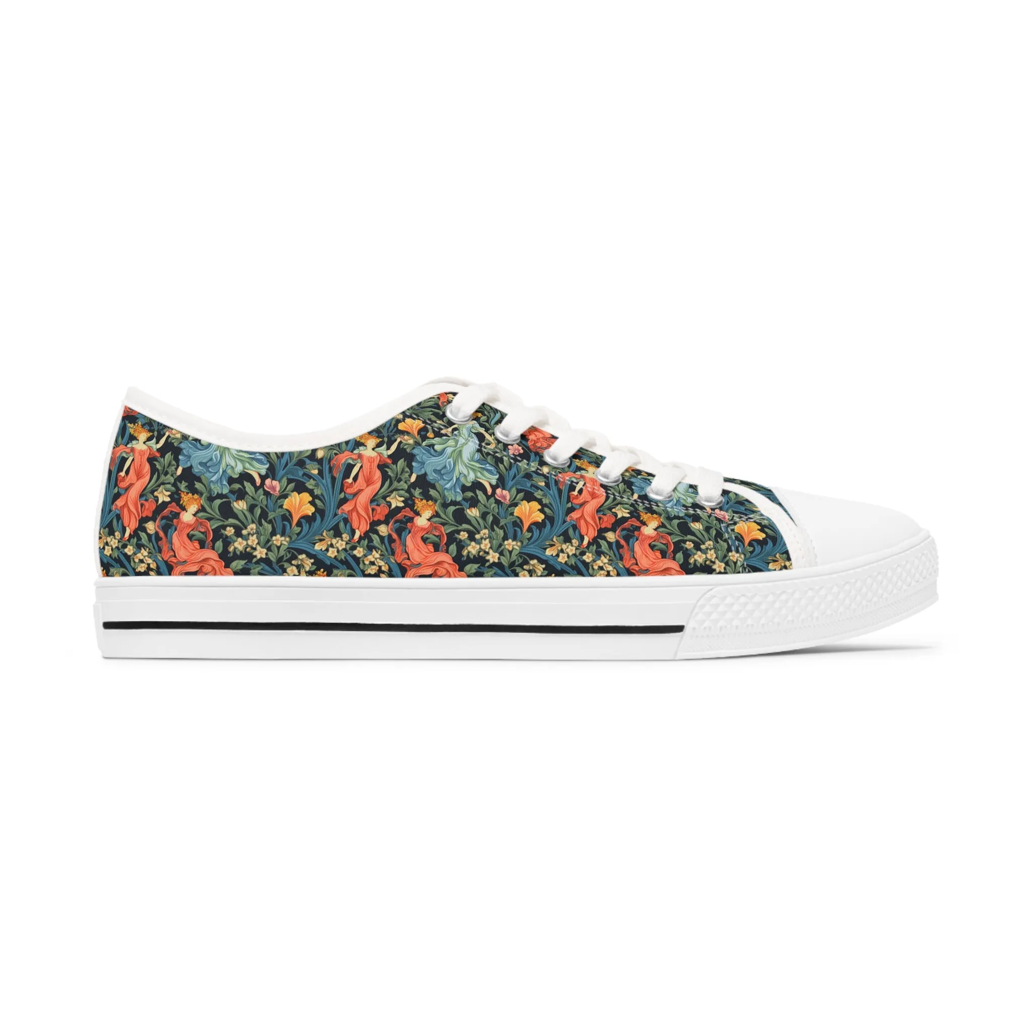 Dance of the Goddesses Ladies' Low Top Sneakers - Let Your Inner Goddess Shine With Every Step!