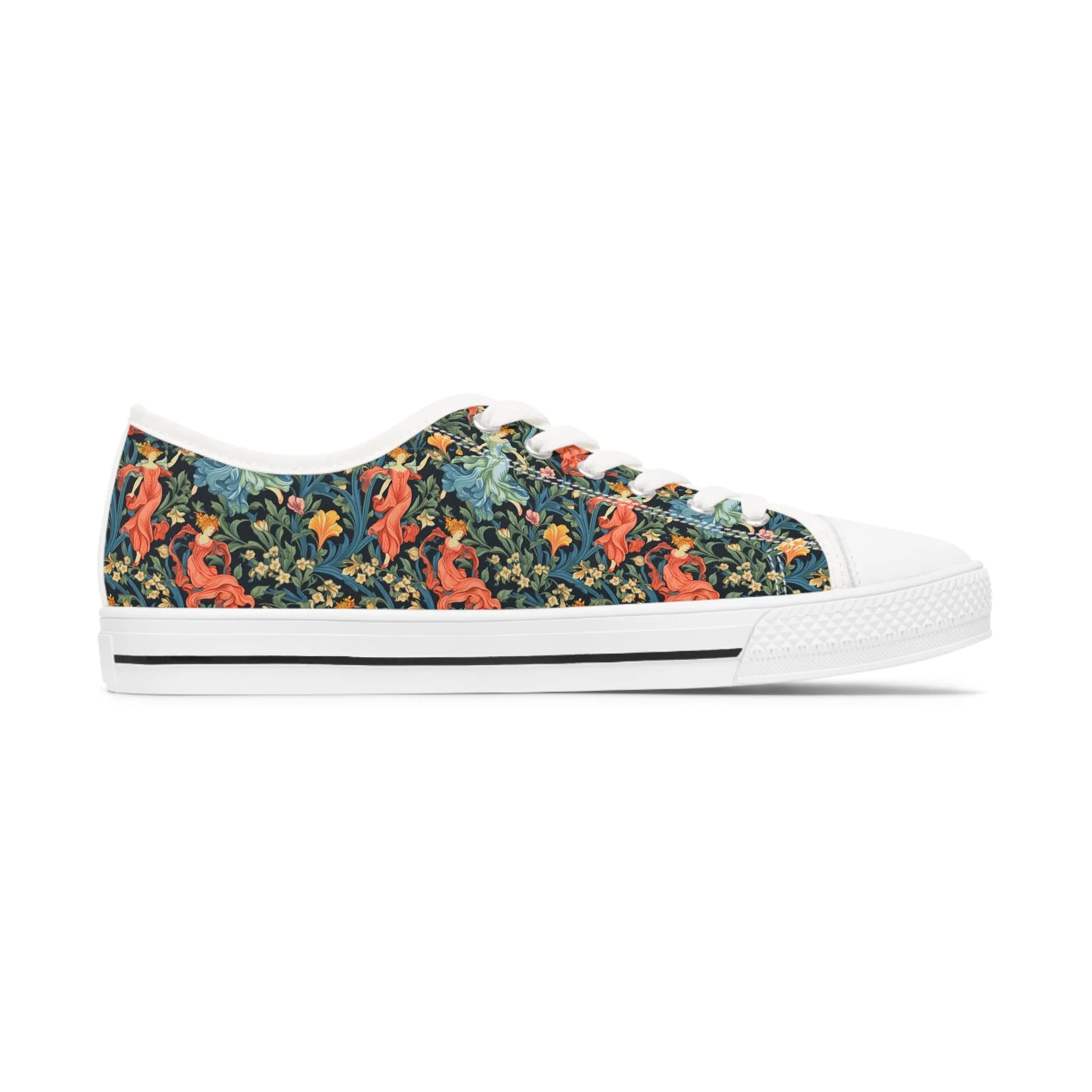 Dance of the Goddesses Ladies' Low Top Sneakers - Let Your Inner Goddess Shine With Every Step!