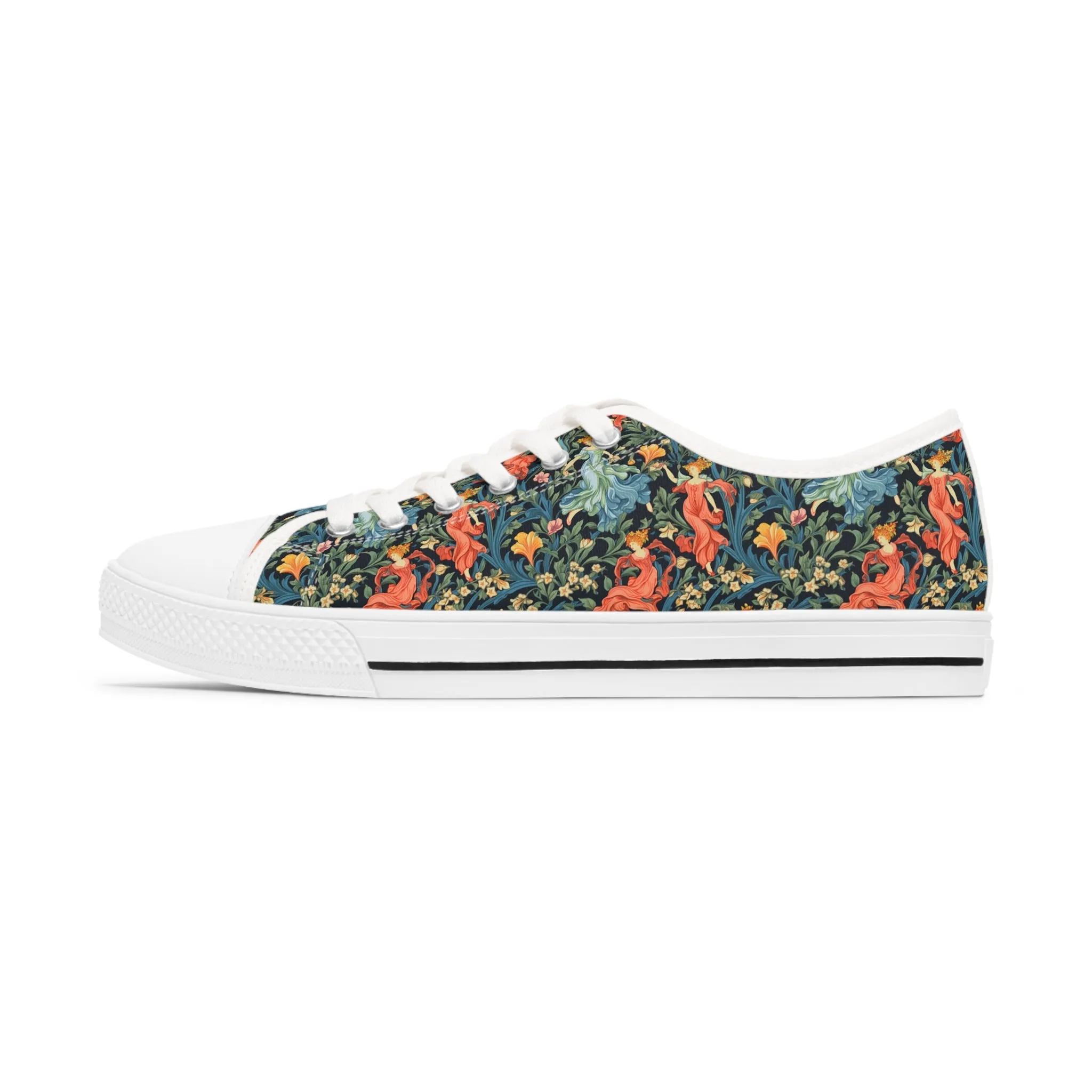 Dance of the Goddesses Ladies' Low Top Sneakers - Let Your Inner Goddess Shine With Every Step!