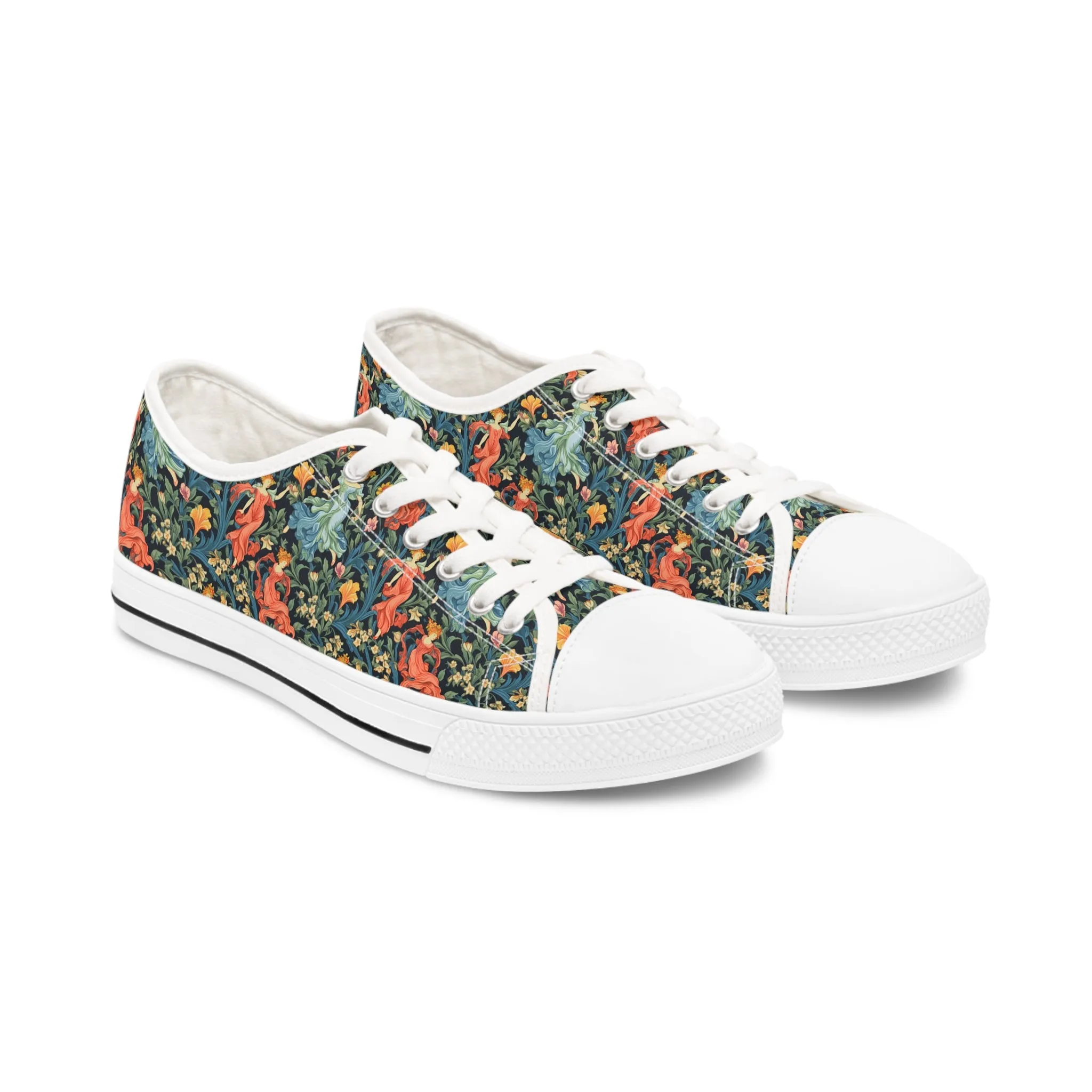 Dance of the Goddesses Ladies' Low Top Sneakers - Let Your Inner Goddess Shine With Every Step!