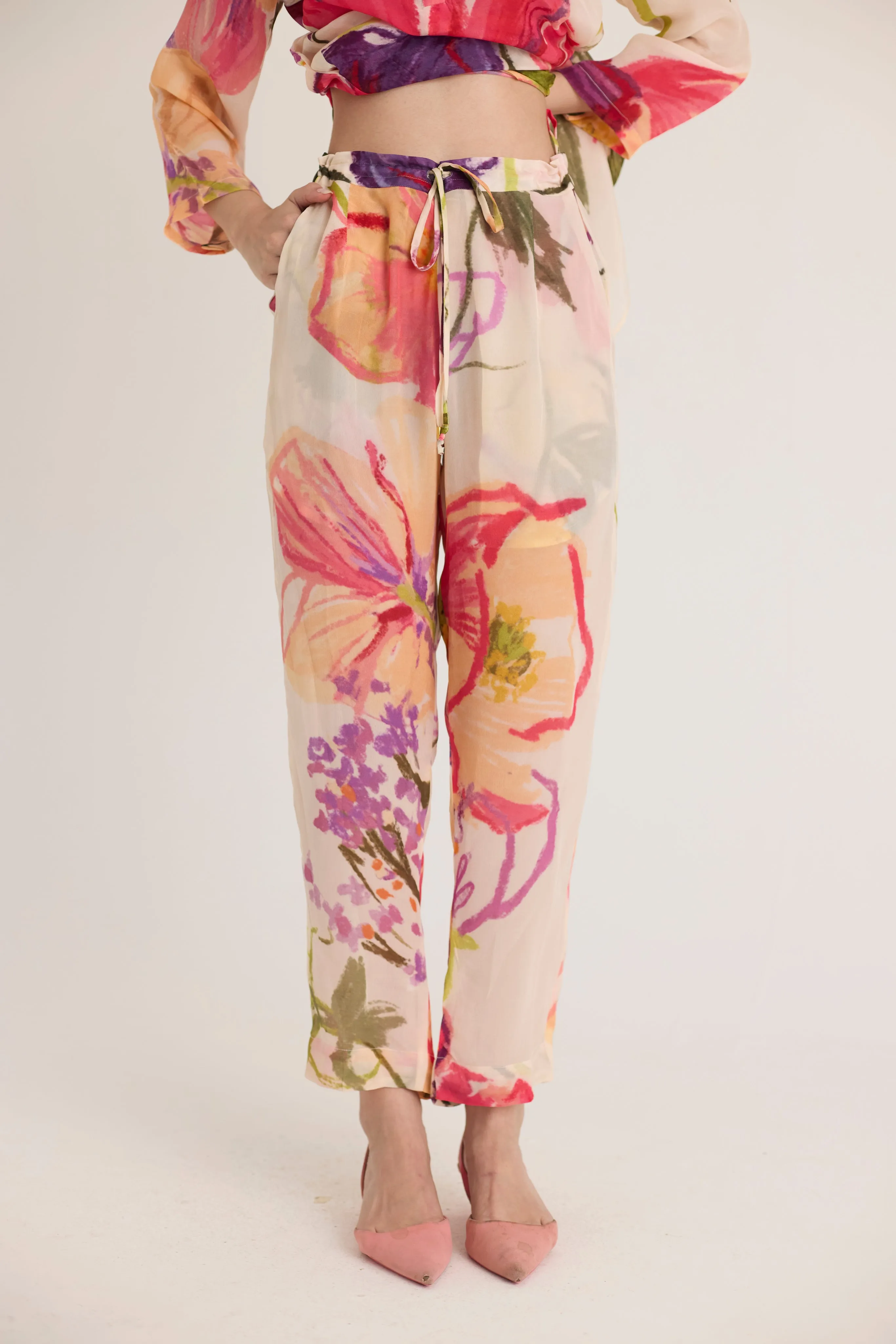 Dolly White Long Kurta Set
