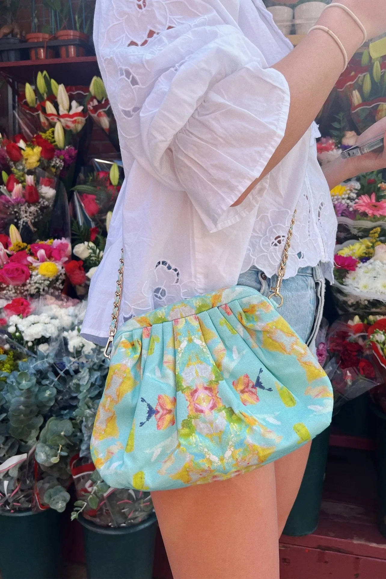 Dumpling Crossbody Clutch Bag