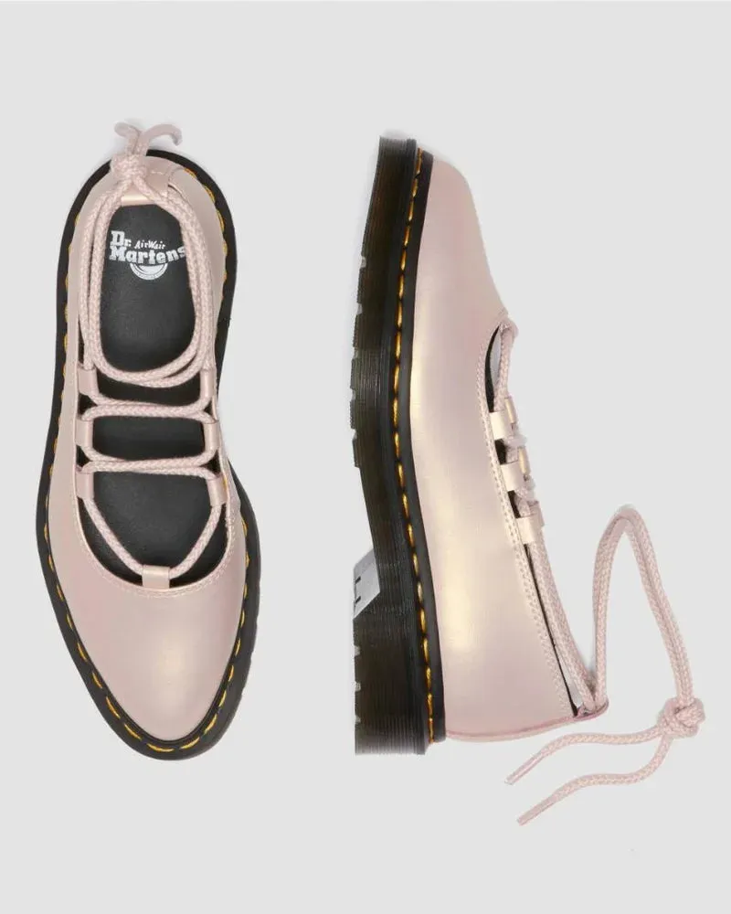 Elphie II Lace Up Shoe - Powder Pink/Gold Shift