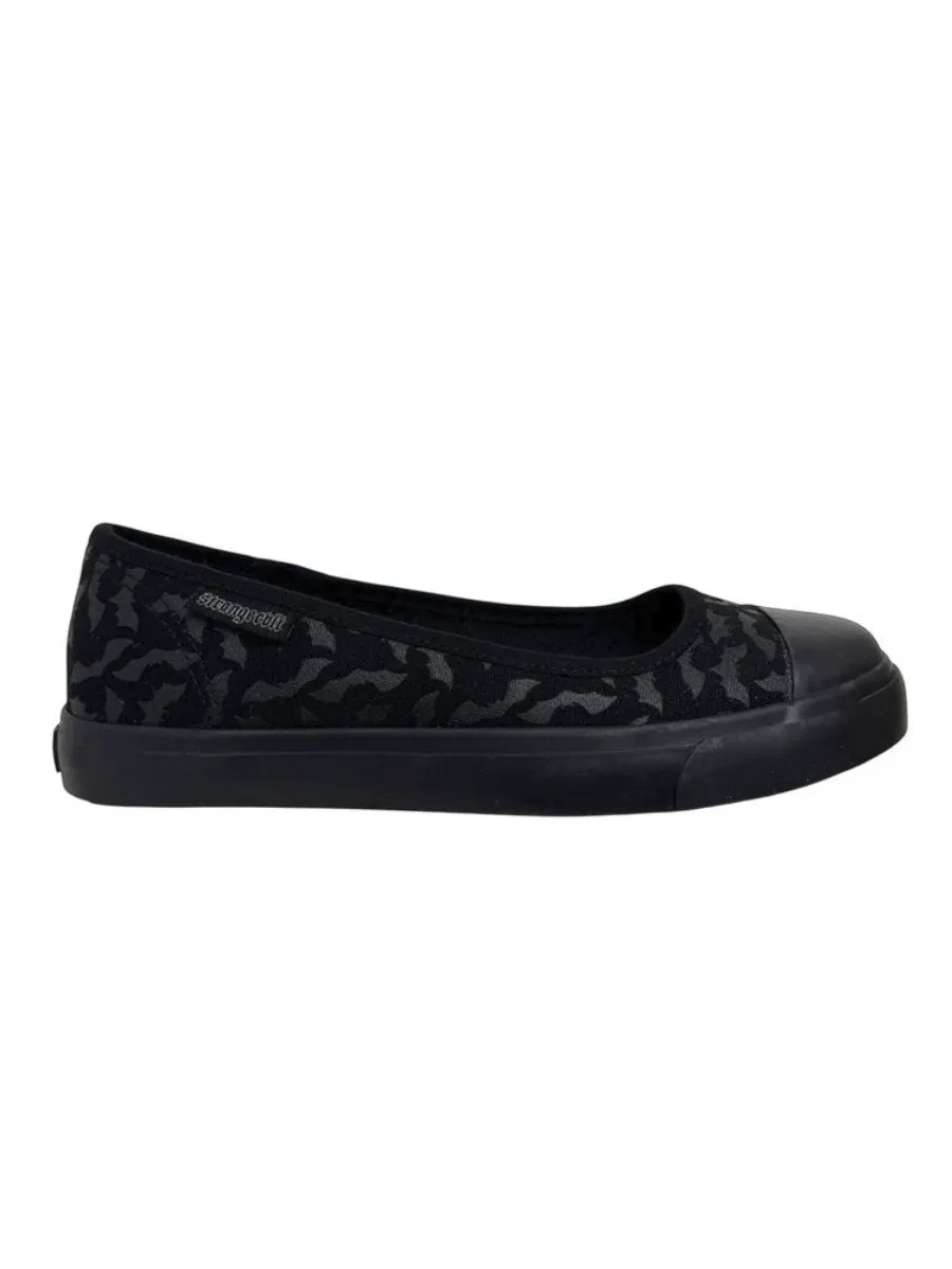 Emily Bat Sneaker Flat (Black) STRANGE CVLT