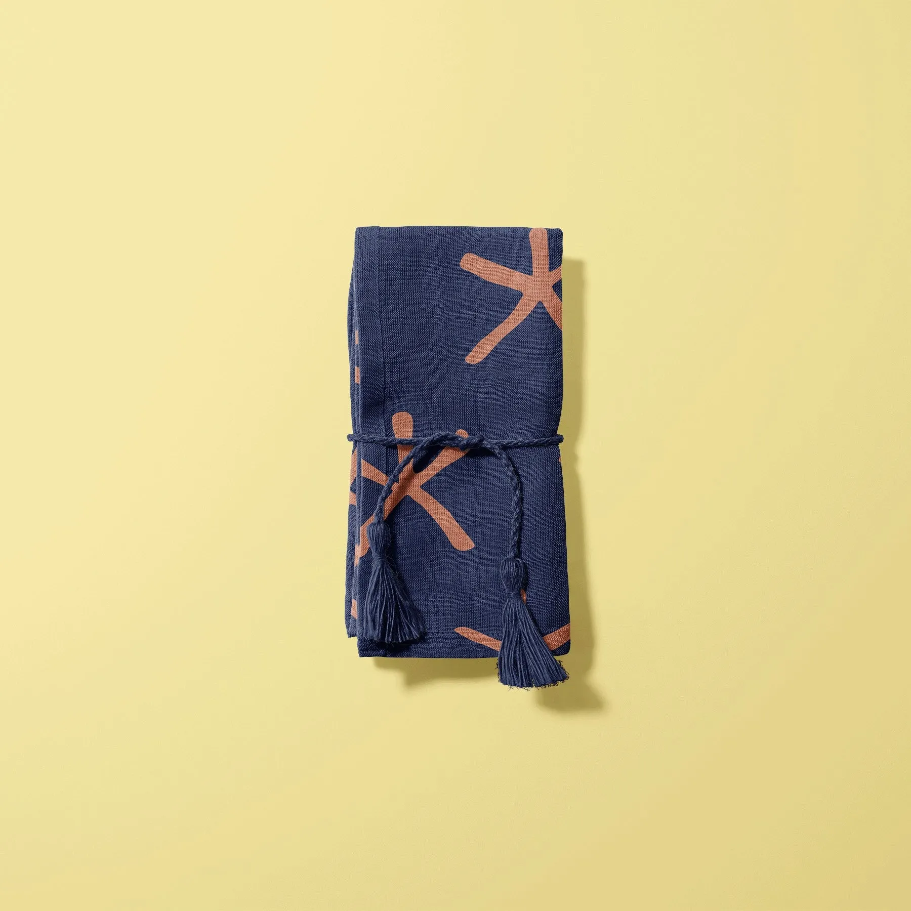 Fabric Linen Canvas - Starry Night Blush