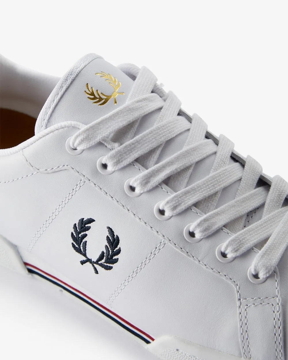 Fred Perry B722 Mens Leather Trainers NOS