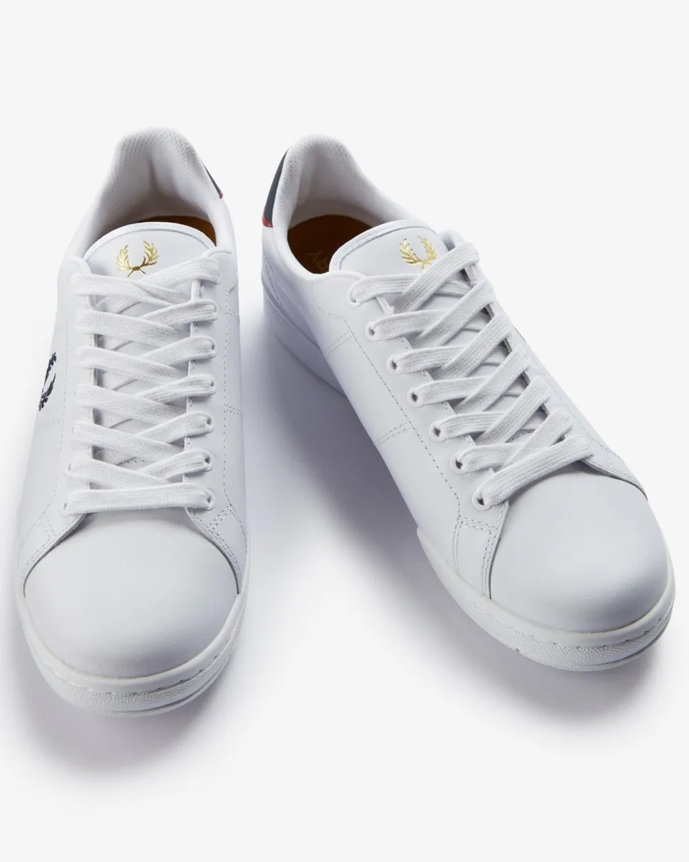 Fred Perry B722 Mens Leather Trainers NOS