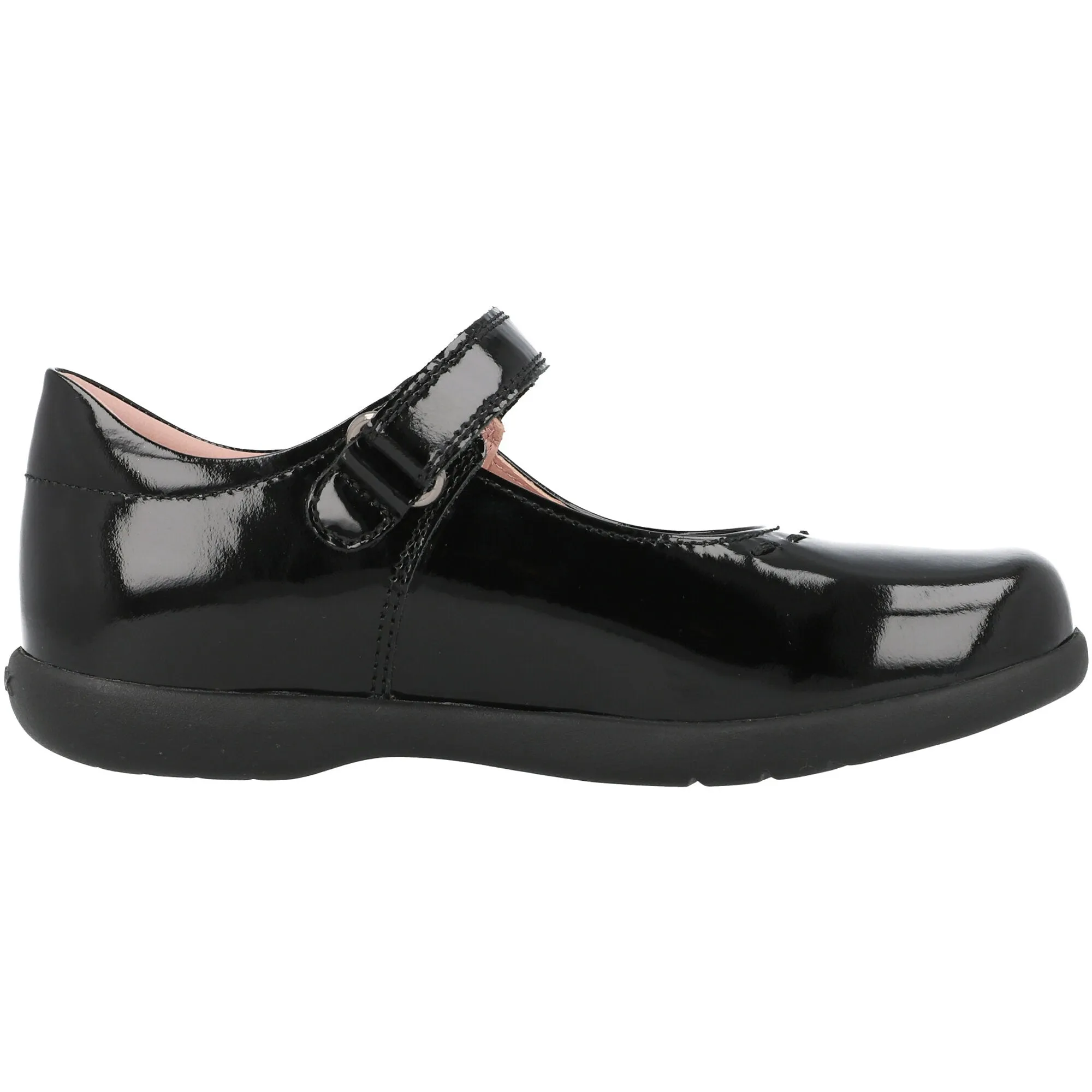 Geox Naimara Black Ballet Flats for Girls