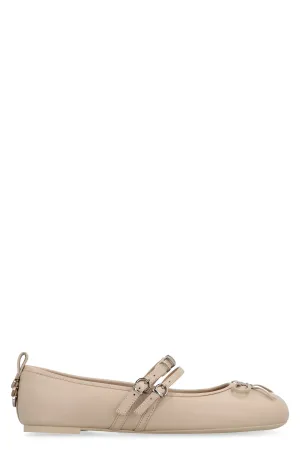 Gioia Leather ballet flats
