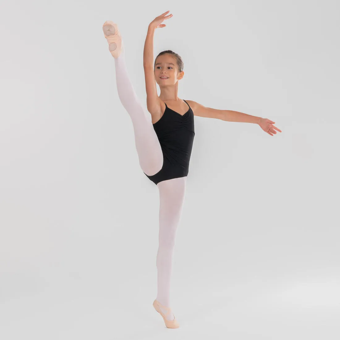 Girls' Ballet Camisole Leotard - Pale