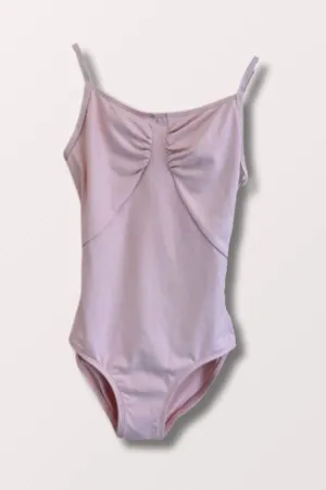 Girls Gather and Twist Camisole Leotard - Light Pink