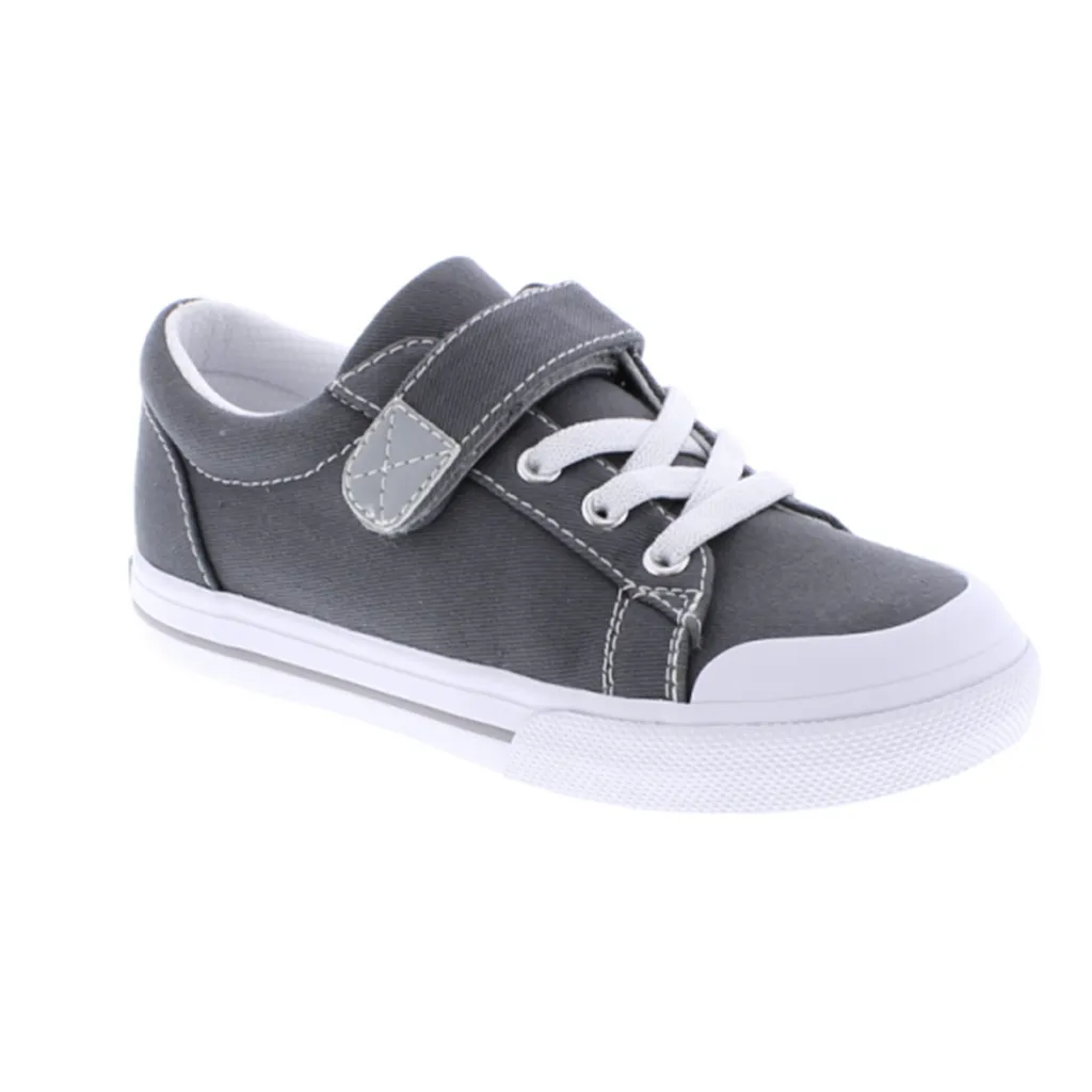 Gray Jordan Canvas Sneakers