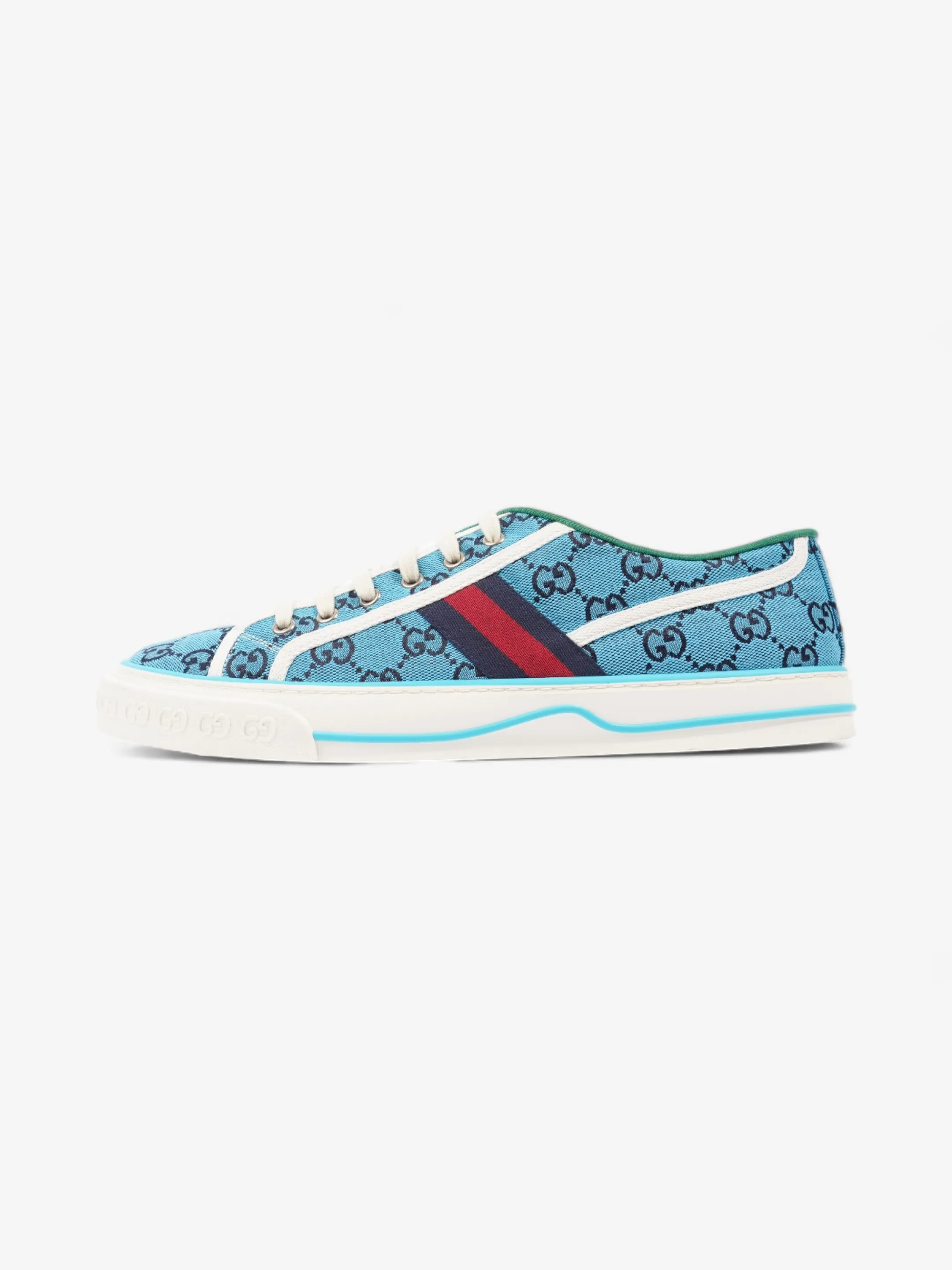 Gucci Tennis 1977 Blue GG Canvas EU 44 UK 10