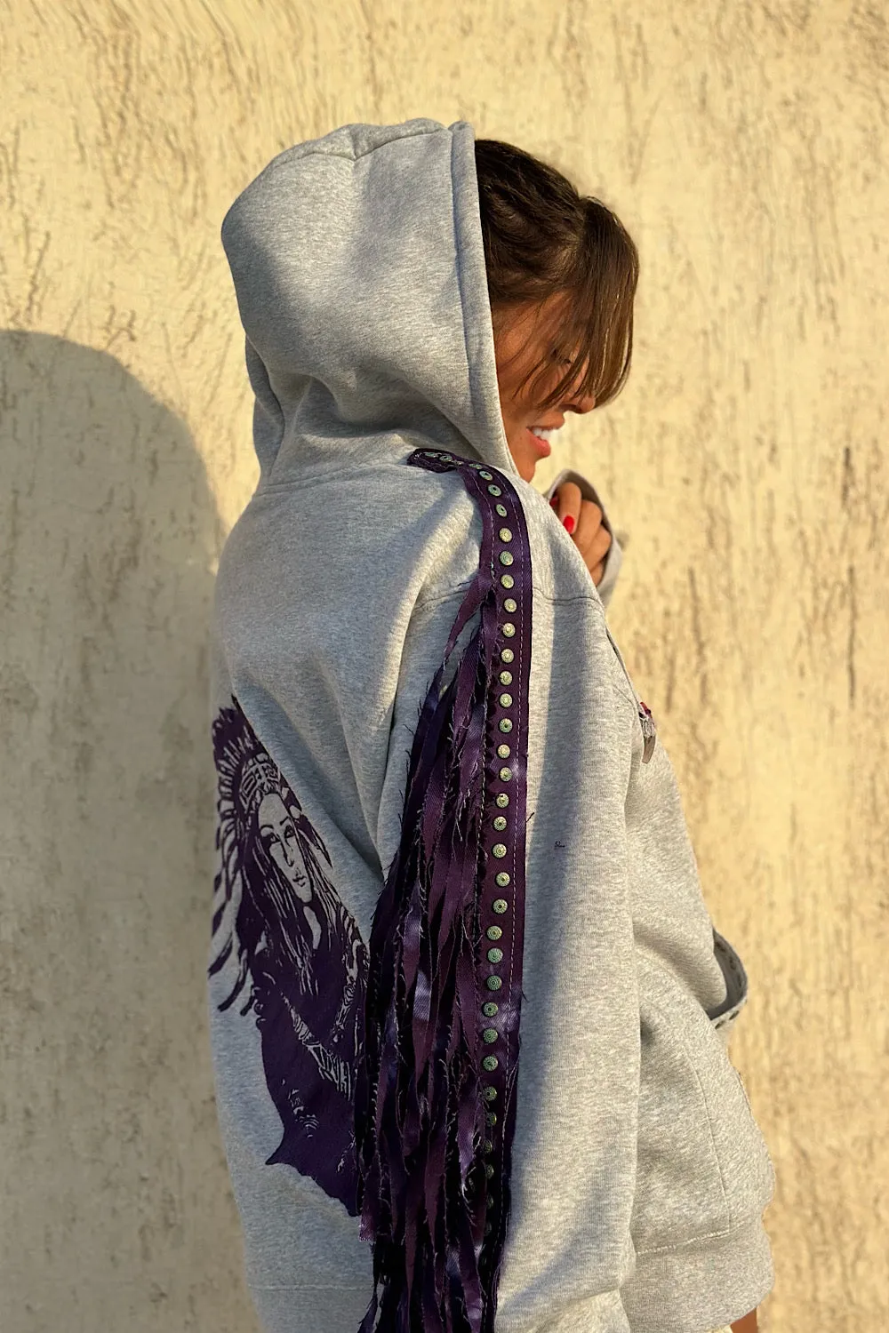 INDIAN HOODIE FRINGES