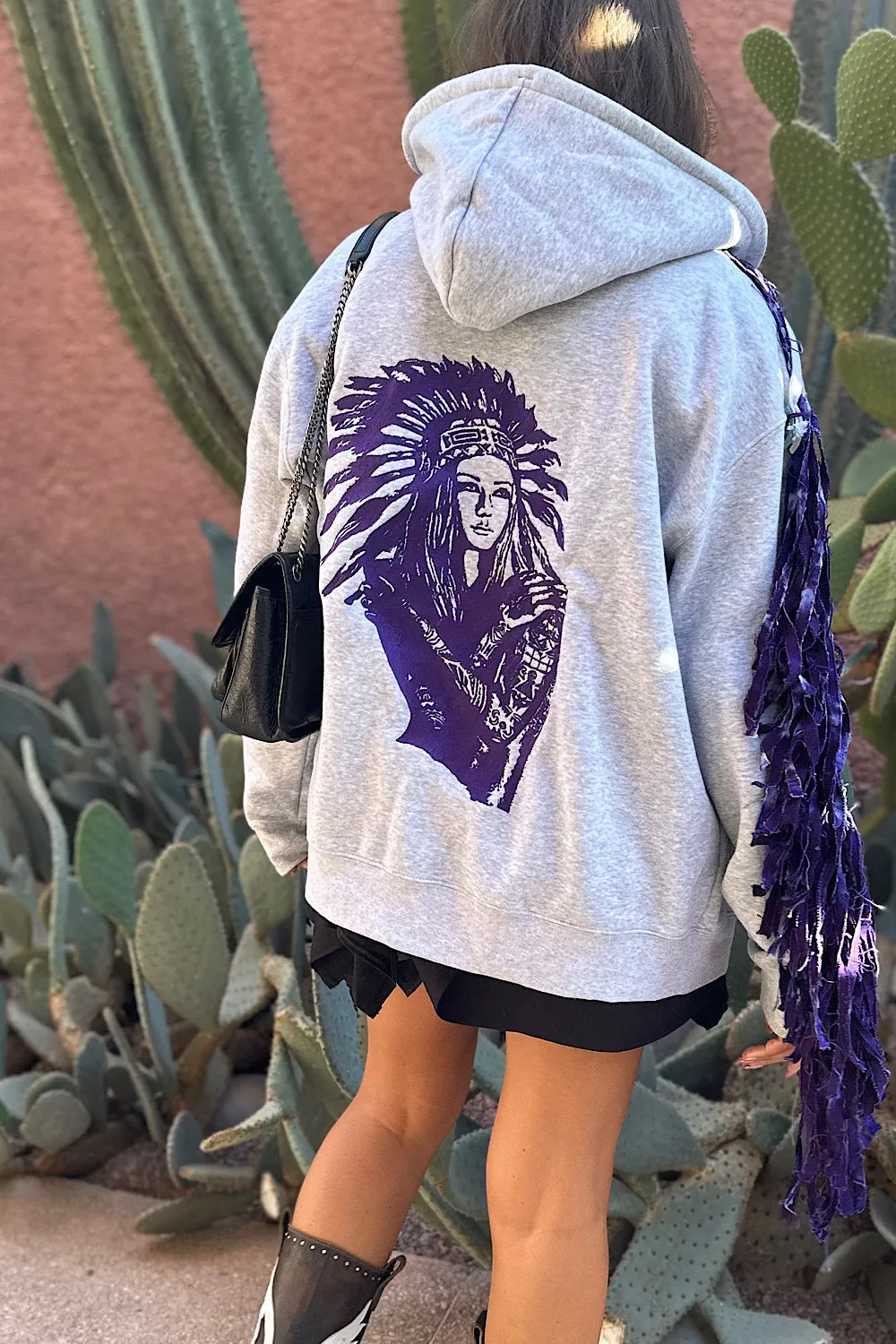 INDIAN HOODIE FRINGES