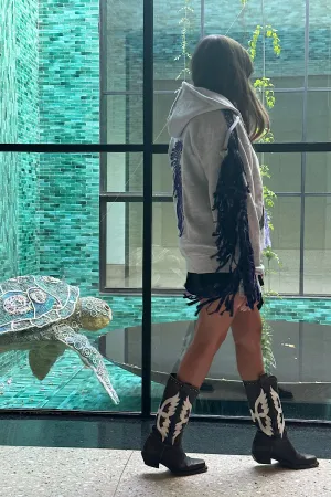 INDIAN HOODIE FRINGES